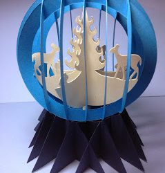 Free Paper Winter Snow Globe You Can Make