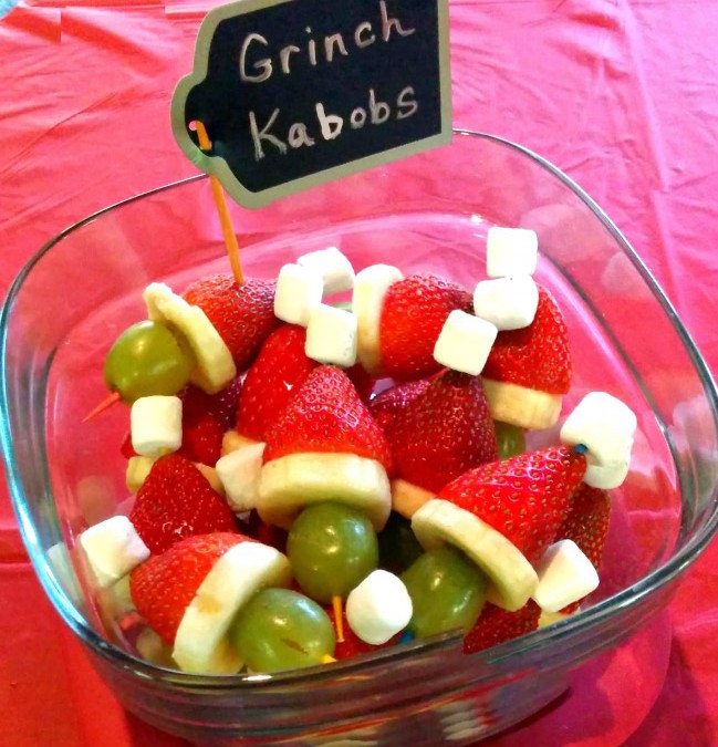 Healthy Grinch Kabobs Recipe