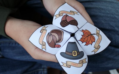 Thanksgiving Cootie Catcher