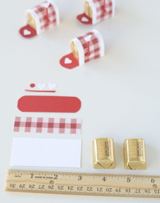 Little Chocolate Candy Mail Boxes