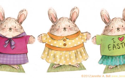 Bunny Paper Dolls