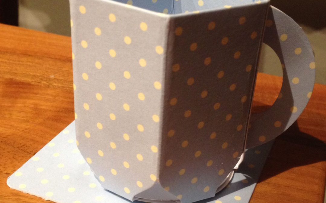 Paper Craft Coffee Mug Tutorial