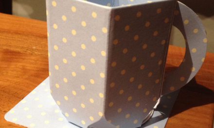 Paper Craft Coffee Mug Tutorial