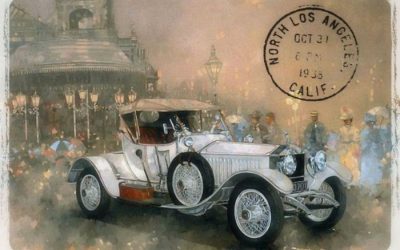 Vintage Car Post Card Ephemera