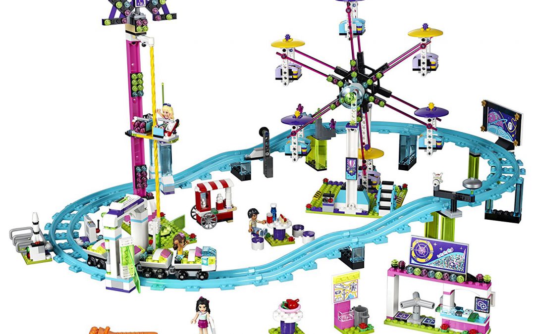 LEGO Friends Amusement Park Roller Coaster Building Kit