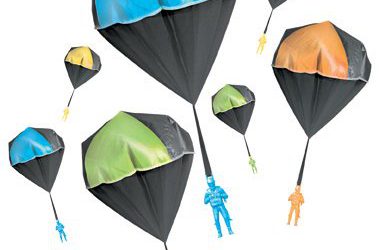 Aeromax GLOW Tangle Free Toy Parachute