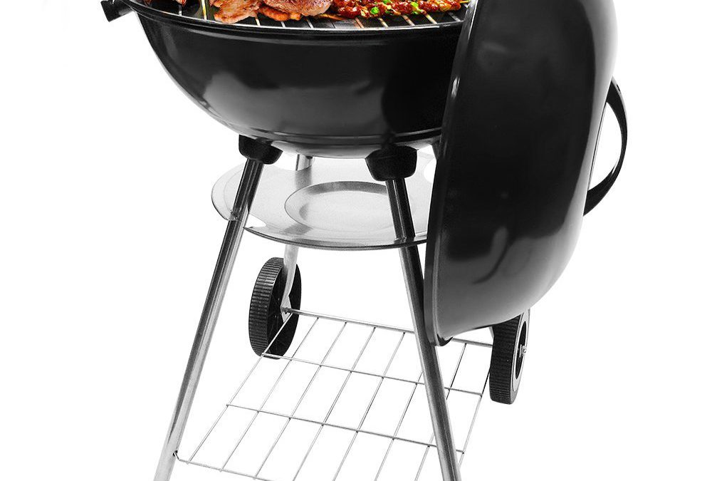 BEAU JARDIN Charcoal Grill 17 inch with Steel Cooking Grate