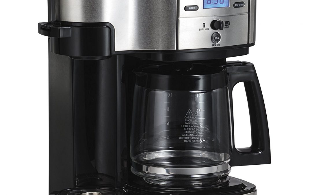 Hamilton Beach 49980A Single Serve Coffee Brewer and Full Pot Coffee Maker, 2-Way