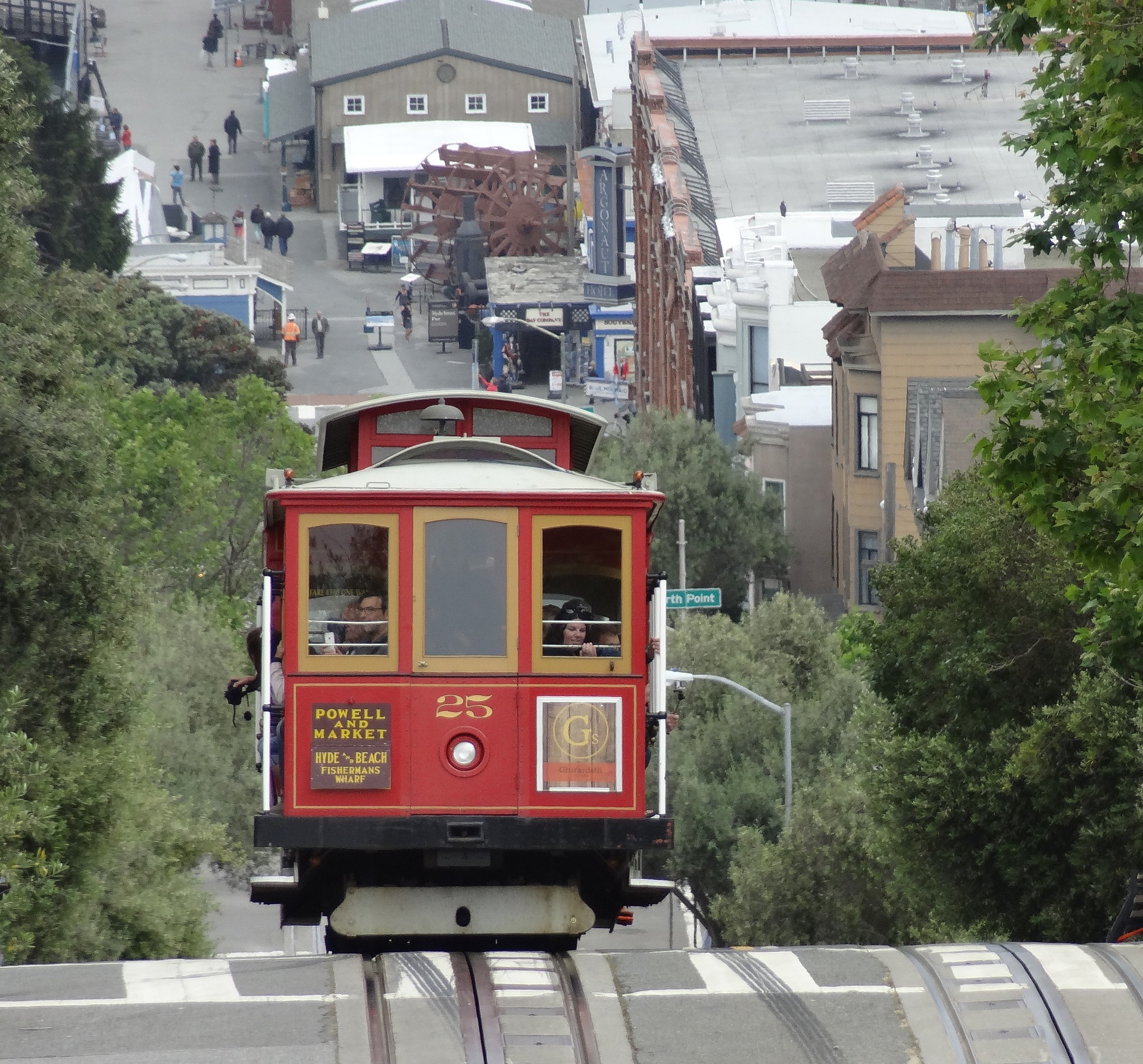 Канатный трамвай. Трамвай в Сан-Франциско. Канатный трамвай Сан-Франциско. Сан-Франциско Калифорния трамвай. Улица с трамвайчиками Сан Франциско.